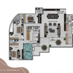 Planta Cobertura Terminação 03 – Varandas Mar do Norte