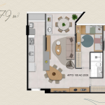 Apartamento 79m²